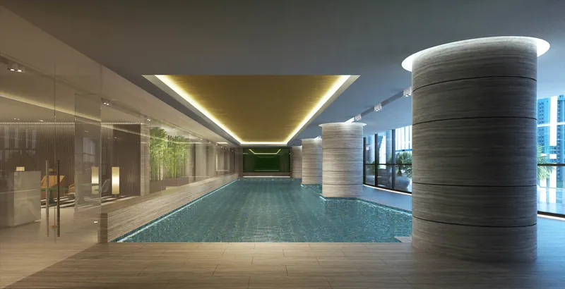 國泰TWIN PARK Pool area